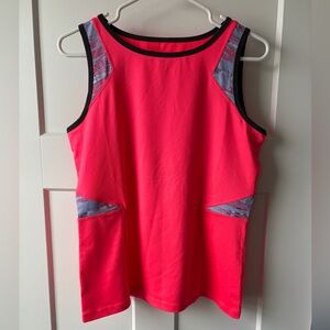 Tail women’s hot pink athletic tennis tank top UPF 50 size medium New with tags